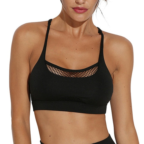 Sexy Breathable Mesh Sport Top